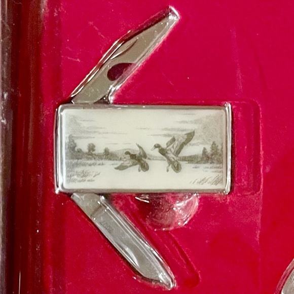 Winchester Outdoor Camping Holiday Gift Knife Set Hunting Fishing Nature Art - Picture 4 of 6